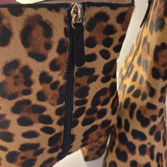 J.Crew Pointed-toe Sadie boots in leopard calf hair - Picture 4 of 4